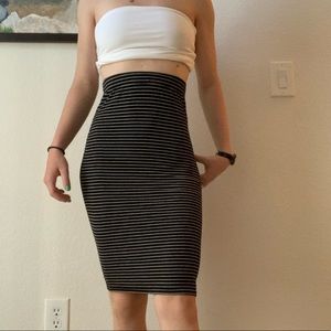 🖤Striped midi skirt🖤